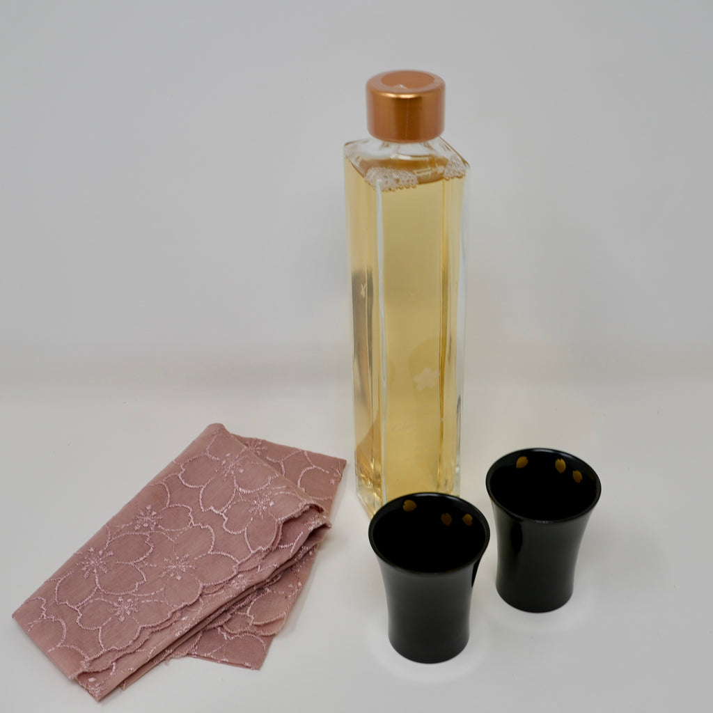 漆 桜の彫の酒器 コブレット 酒器 向付